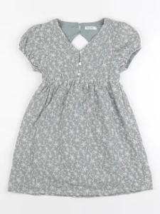 Eden & Victor - robe vert - 8 ans