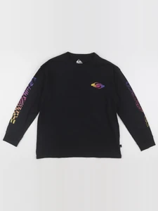 Quiksilver - tee-shirt imprimé au dos noir - 14 ans
