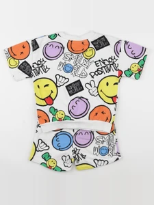 H&M - ensemble blanc - 3/4 ans