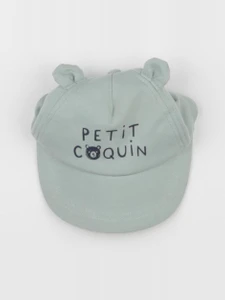 Vertbaudet - casquette vert - 12/18 mois