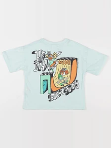 Zara - tee-shirt imprimé au dos vert - 2/3 ans