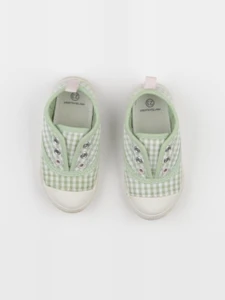 Vertbaudet - tennis élastiqué vert - pointure 23