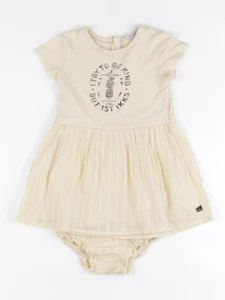 IKKS - robe beige - 2 ans