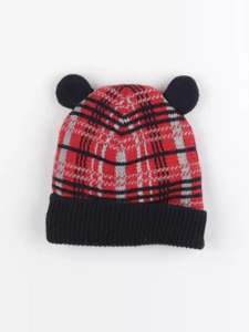 Petit Bateau - bonnet rouge - 3/6 mois