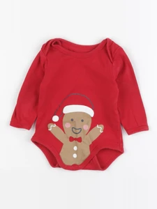 Vertbaudet - body rouge - 9 mois