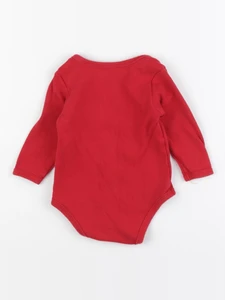 Vertbaudet - body rouge - 9 mois