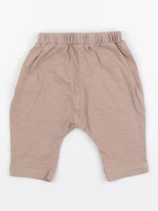 Vertbaudet - sarouel marron - 6 mois