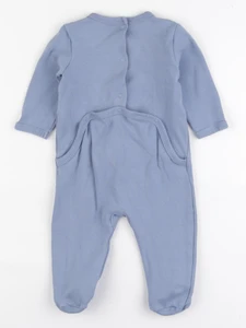Vertbaudet - pyjama coton bleu - 9 mois