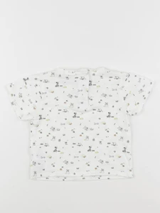 Vertbaudet - tee-shirt blanc - 12 mois