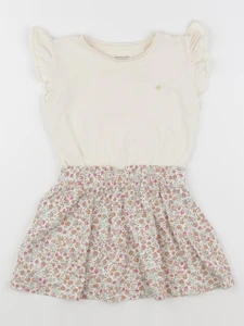 Vertbaudet - robe beige - 4 ans