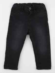 H&M - jean noir - 9/12 mois