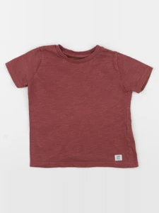 Vertbaudet - tee-shirt rouge - 2 ans