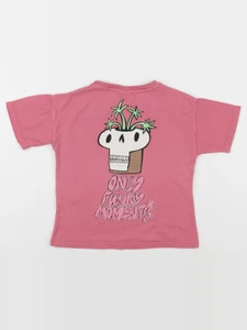 Zara - tee-shirt imprimé au dos rose - 18/24 mois