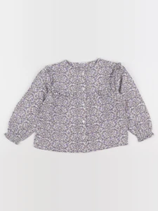 Vertbaudet - blouse violet - 5 ans