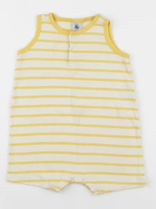 Petit Bateau - combinaison jaune - 24 mois