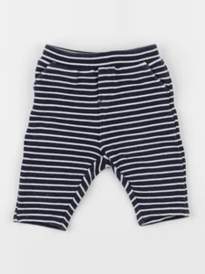 Vertbaudet - pantalon bleu - 3 mois