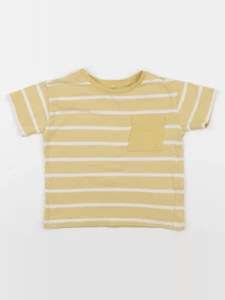 Vertbaudet - tee-shirt jaune - 3 ans