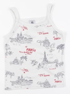 Petit Bateau - maillot de corps blanc - 4 ans