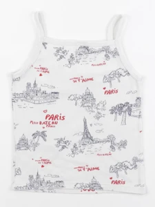 Petit Bateau - maillot de corps blanc - 4 ans