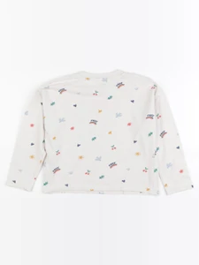 Monoprix - tee-shirt beige - 6 ans