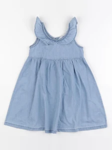 Monoprix - robe bleu - 4 ans