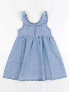 Monoprix - robe bleu - 4 ans