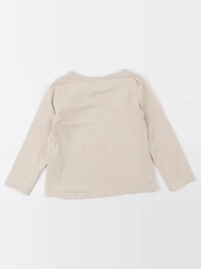 Vertbaudet - tee-shirt beige, or - 3 ans