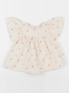 Vertbaudet - blouse beige - 3 ans