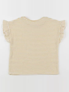 Zara - tee-shirt jaune - 2/3 ans