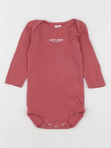 Petit Bateau - body rose - 6 mois
