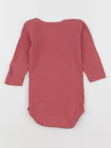 Petit Bateau - body rose - 6 mois