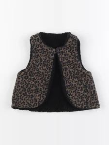 Frangin Frangine - gilet marron - 6 ans