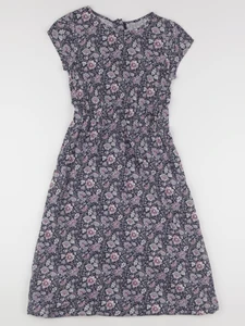 IKKS - robe rose, bleu - 10 ans