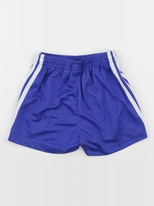 Adidas - short bleu, blanc - 5 ans