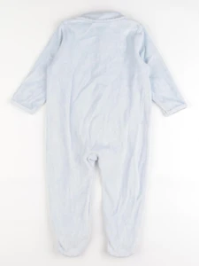 Vertbaudet - pyjama velours bleu - 2 ans