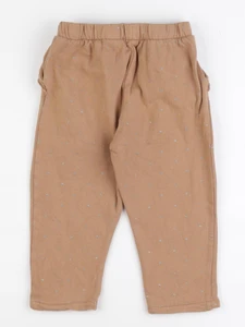Vertbaudet - pantalon marron, or - 36 mois