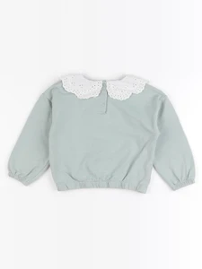 Vertbaudet - sweat vert - 36 mois