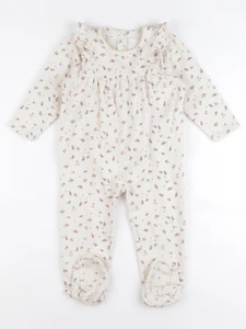 Vertbaudet - pyjama coton beige - 36 mois