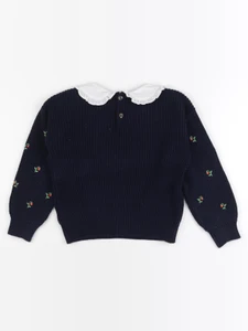 Monoprix - pull bleu - 8 ans