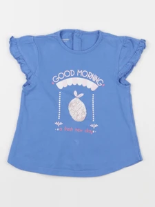 Vertbaudet - tee-shirt bleu - 9 mois