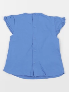 Vertbaudet - tee-shirt bleu - 9 mois
