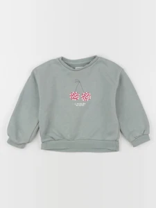 Vertbaudet - sweat vert - 4 ans