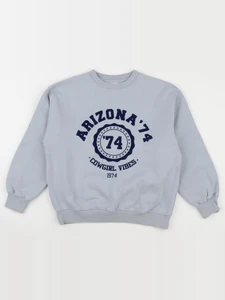 Zara - sweat bleu - 11/12 ans