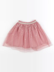 Vertbaudet - jupe rose, or - 9 ans