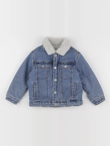 Zara - veste doublé bleu - 3/4 ans
