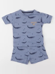 Vertbaudet - pyjama coton bleu - 2 ans