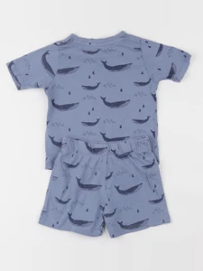 Vertbaudet - pyjama coton bleu - 2 ans
