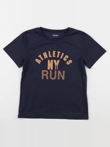 Vertbaudet - tee-shirt bleu - 8 ans