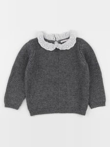 Monoprix - pull gris - 5 ans