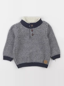 Tape à l'oeil - pull bleu - 6 mois